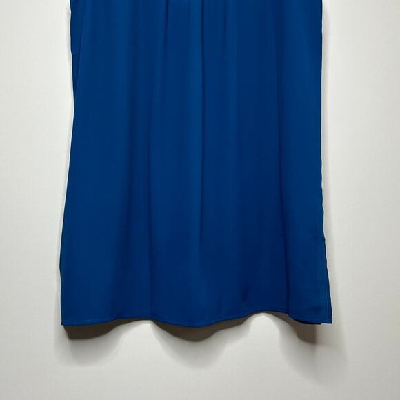 NWT 41 Hawthorn Blue Sleeveless Button Front Shirt Size L Stitch Fix - Picture 8 of 9